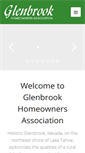 Mobile Screenshot of glenbrooktahoe.org